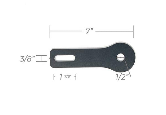 Cali Raised LED Hood/Ditch Light Extension for CB Antenna Mount