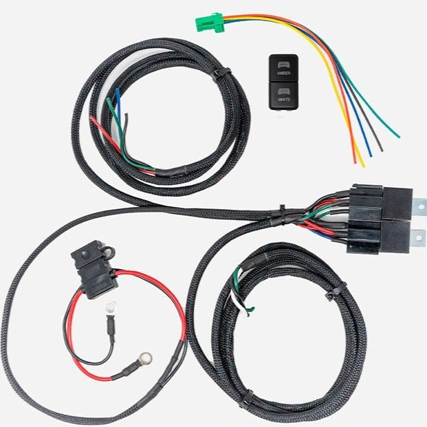 Cali Raised LED Wiring Harness For Dual Function Light Bar