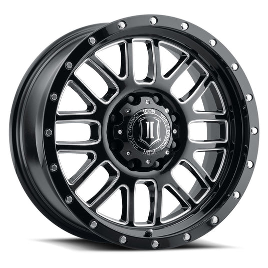 ICON Vehicle Dynamics Alpha / Gloss Black with Milled Spoke