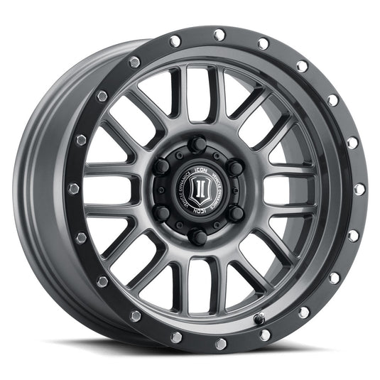 ICON Vehicle Dynamics Alpha / Gunmetal with Black Ring