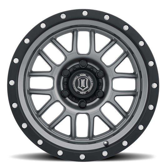 ICON Vehicle Dynamics Alpha / Gunmetal with Black Ring