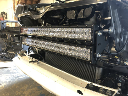 Cali Raised LED 2014-2022 Toyota 4runner 32inch Hidden Grille LED Light Bar Brackets Kit