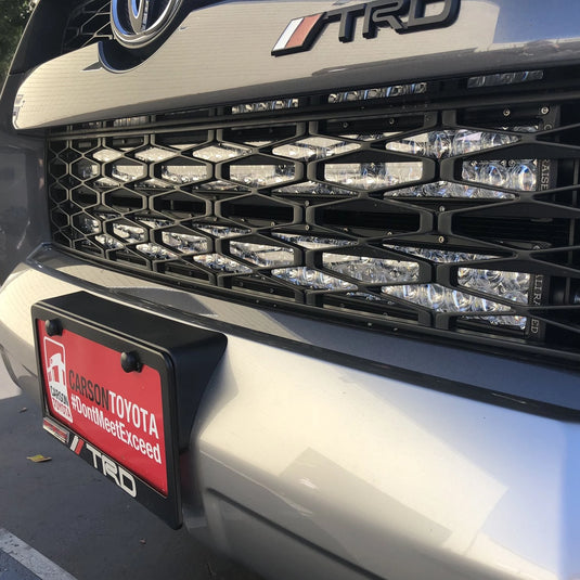 Cali Raised LED 2014-2022 Toyota 4runner 32inch Hidden Grille LED Light Bar Brackets Kit
