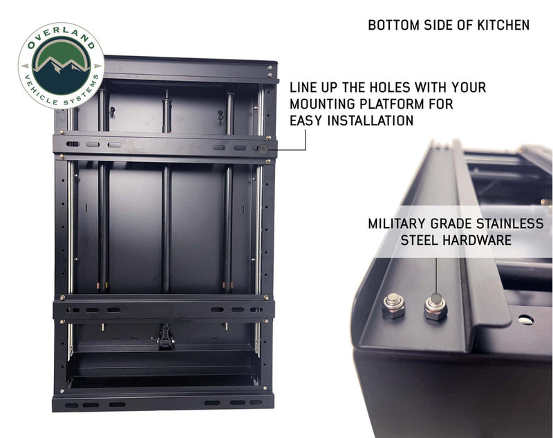 Load image into Gallery viewer, Overland Vehicle Systems Camp Cargo Box Kitchen With Slide Out Sink, Cooking Shelf and Work Station