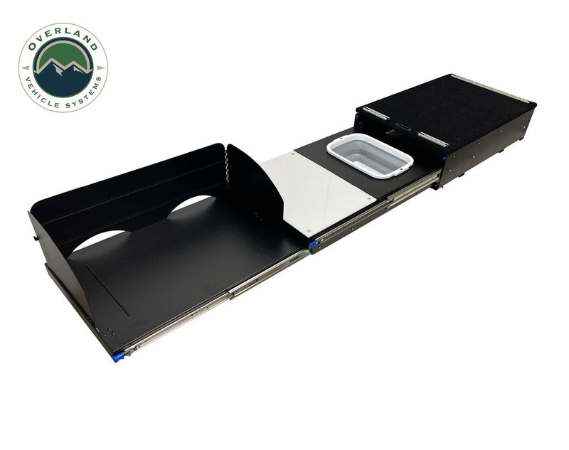 Load image into Gallery viewer, Overland Vehicle Systems Camp Cargo Box Kitchen With Slide Out Sink, Cooking Shelf and Work Station