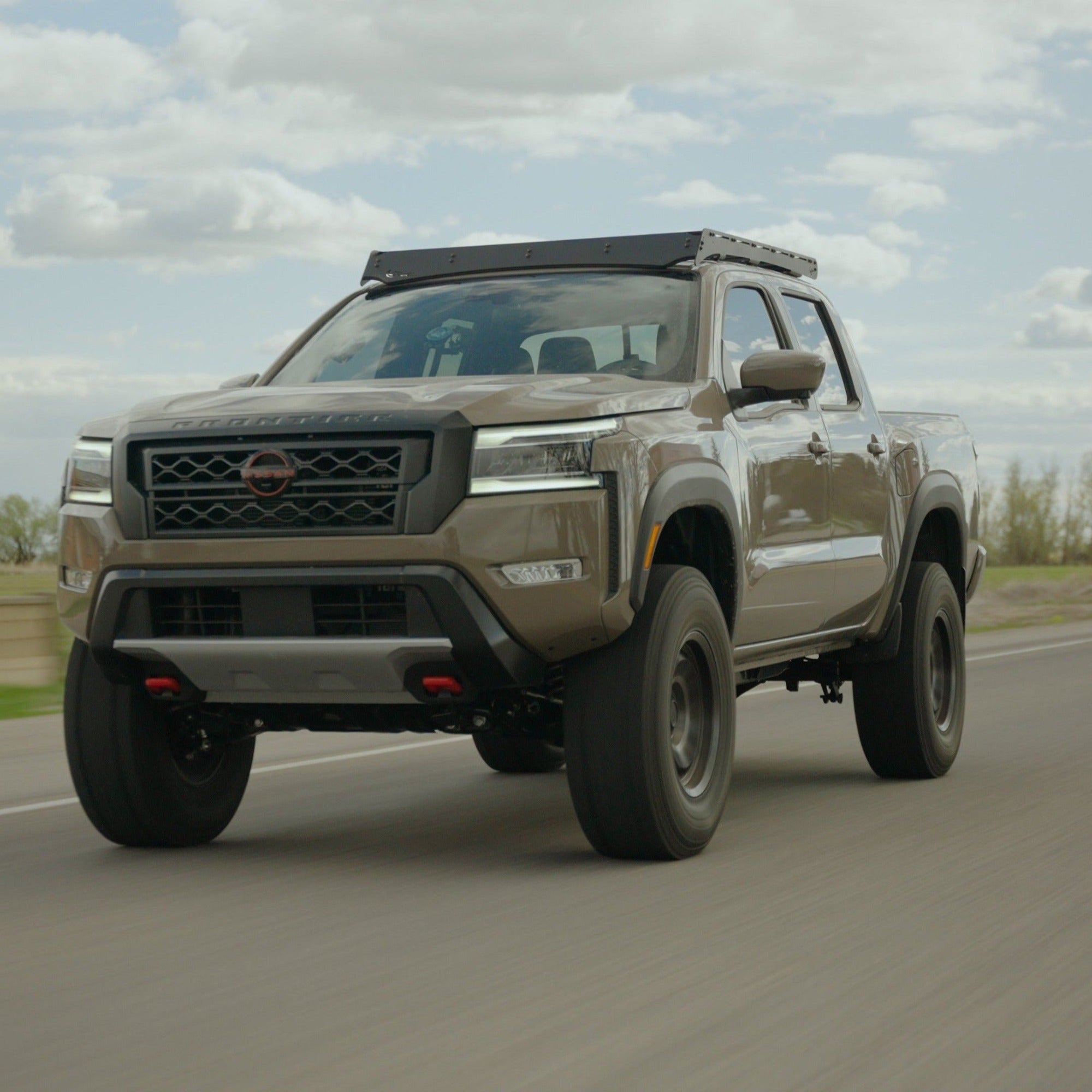 Nissan frontier roof top tent online rack