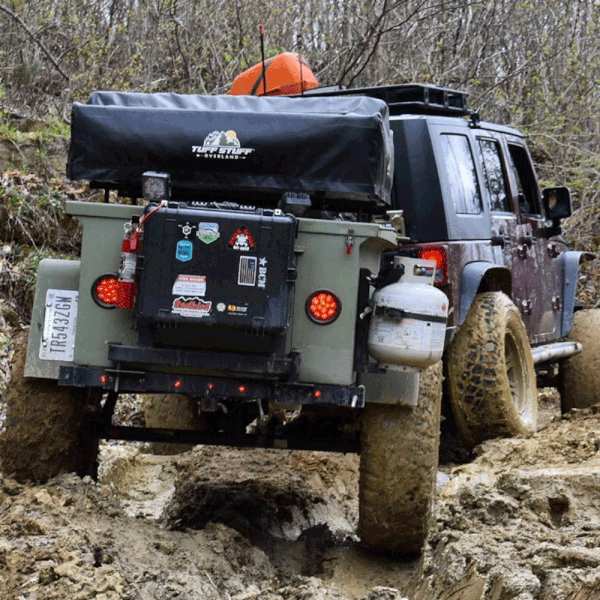 Load image into Gallery viewer, Tuff Stuff Overland Roof Top Tent, Driving Cover, Black