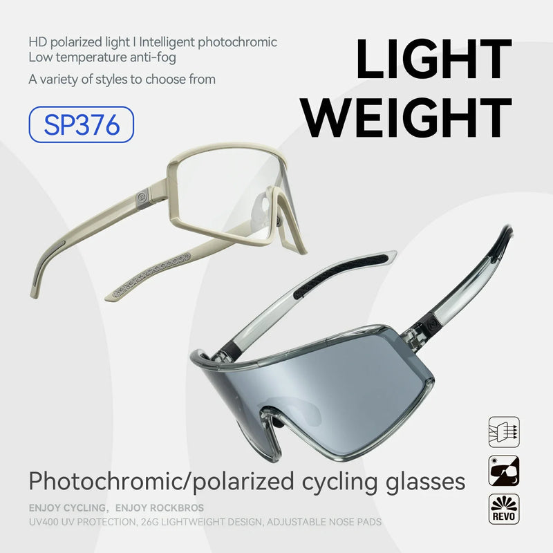 Load image into Gallery viewer, Photochromic Polarized Sports Sunglasses
