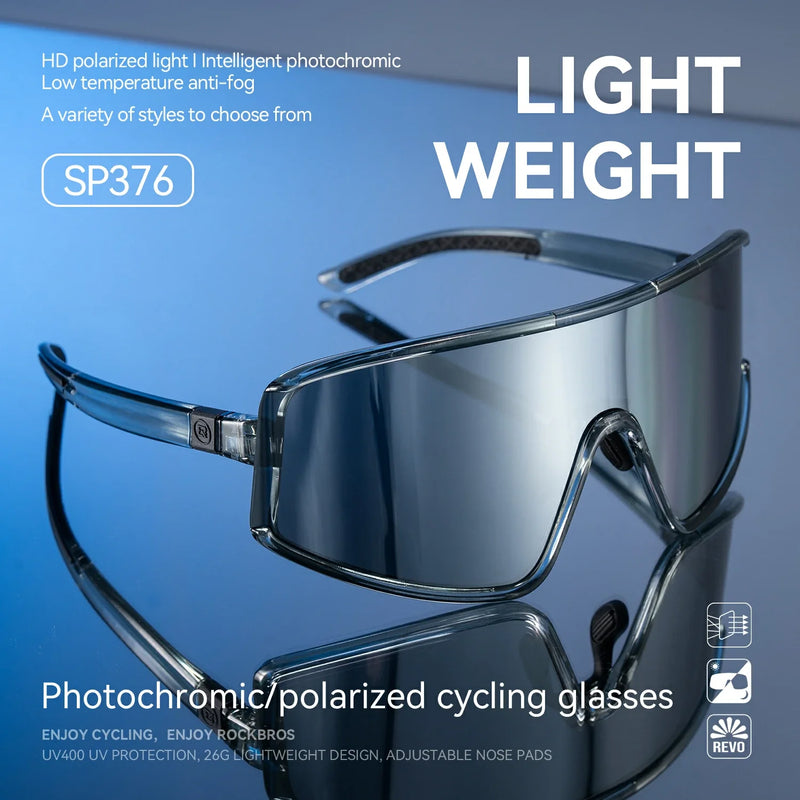 Load image into Gallery viewer, Photochromic Polarized Sports Sunglasses
