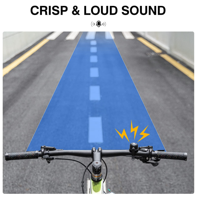 Load image into Gallery viewer, ROCKBROS Hidden AirTag Bike Bell, Anti-Theft GPS Tracker for 0.87"/22.2mm, 1"/25.4mm, 1.25"/31.8mm Handlebars
