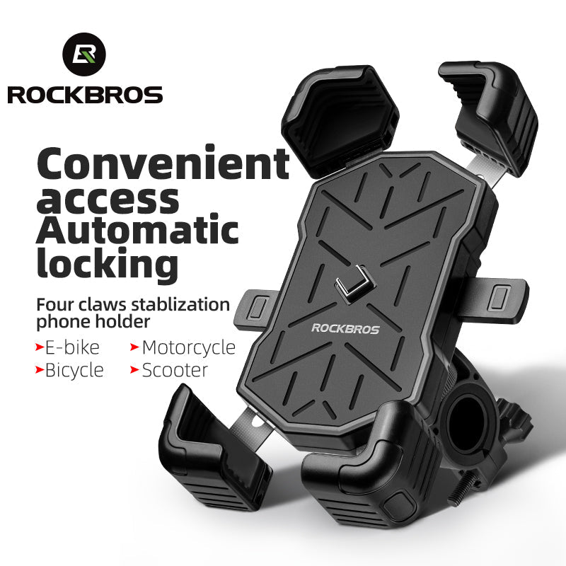 Load image into Gallery viewer, ROCKBROS HW-117 Bike Phone Mount 1s Lock Bike
