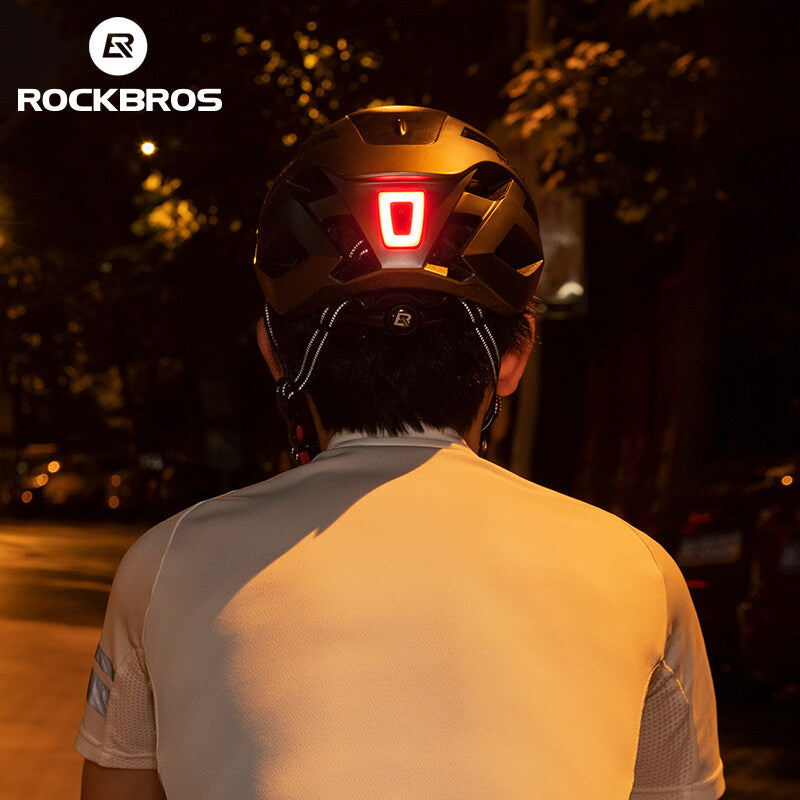 Load image into Gallery viewer, Bike Helmet Warning Tail Light USB
