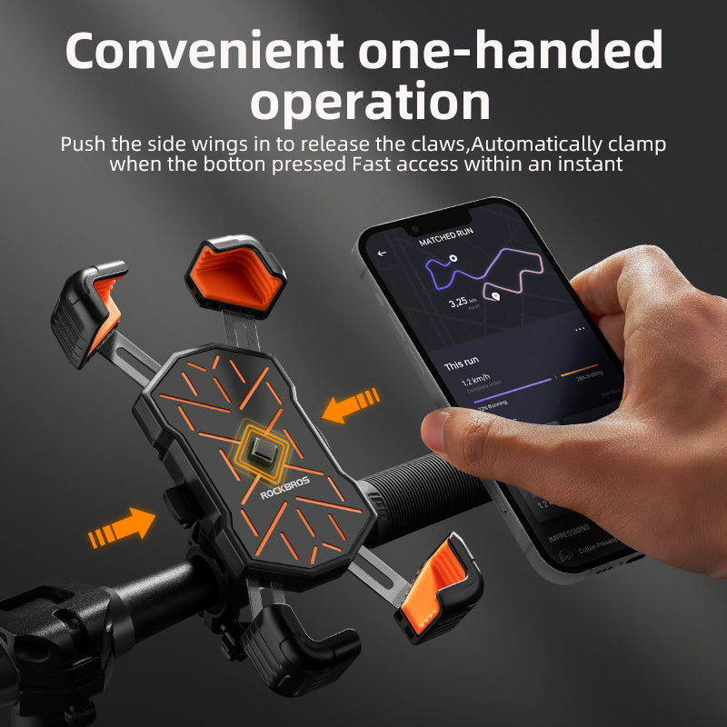 Load image into Gallery viewer, ROCKBROS HW-117 Bike Phone Mount 1s Lock Bike
