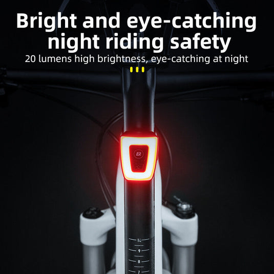 Bike Helmet Warning Tail Light USB