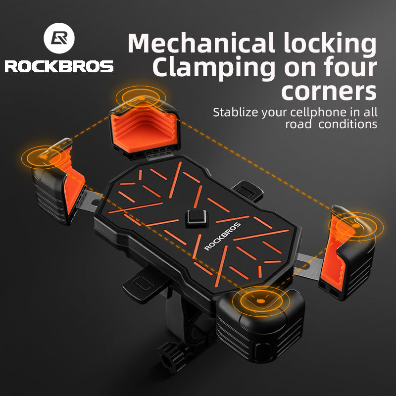 Load image into Gallery viewer, ROCKBROS HW-117 Bike Phone Mount 1s Lock Bike
