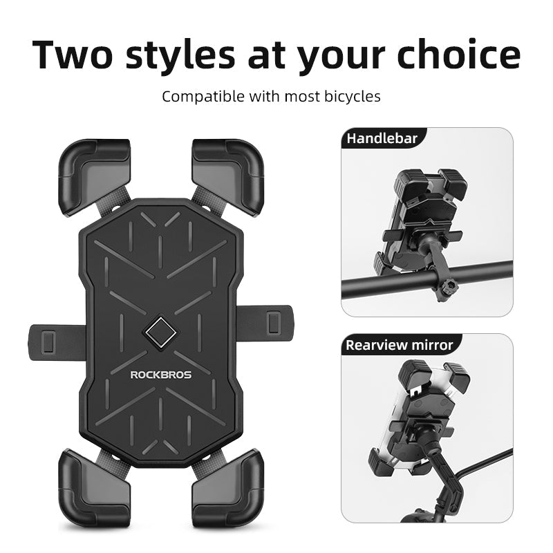 Load image into Gallery viewer, ROCKBROS HW-117 Bike Phone Mount 1s Lock Bike
