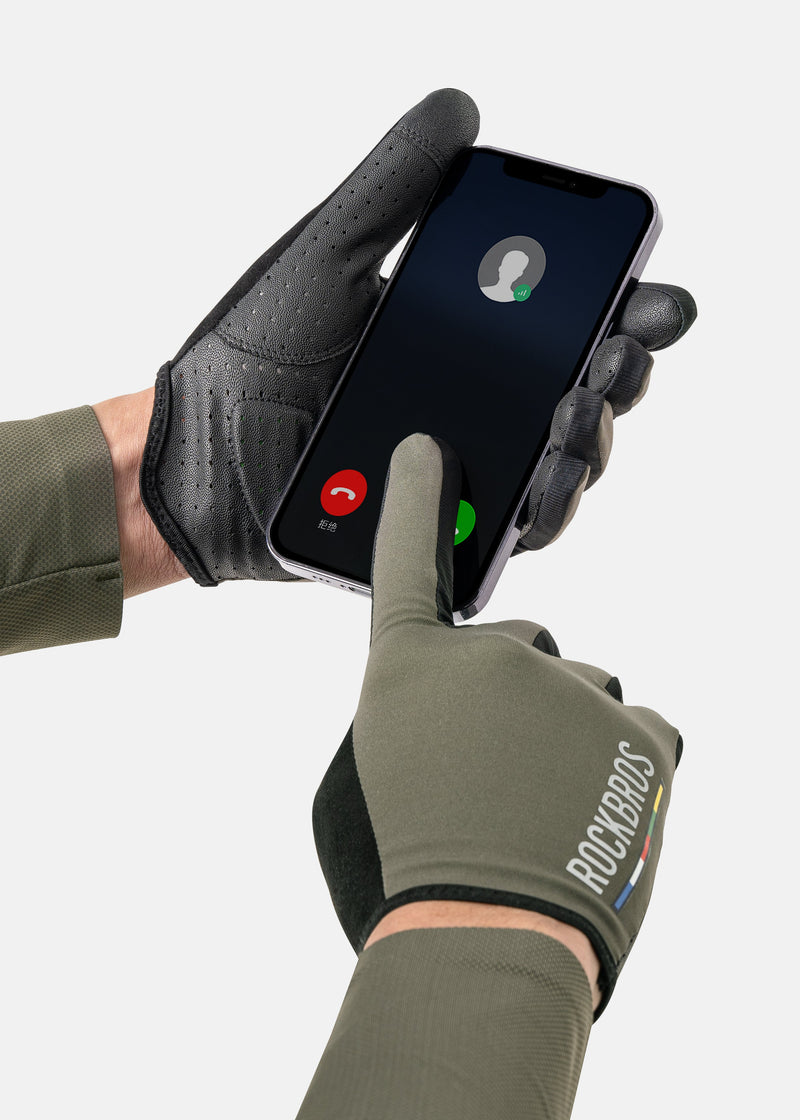 Load image into Gallery viewer, ROCKBROS Road-to-Sky Fine Sheepskin Full Finger Gloves
