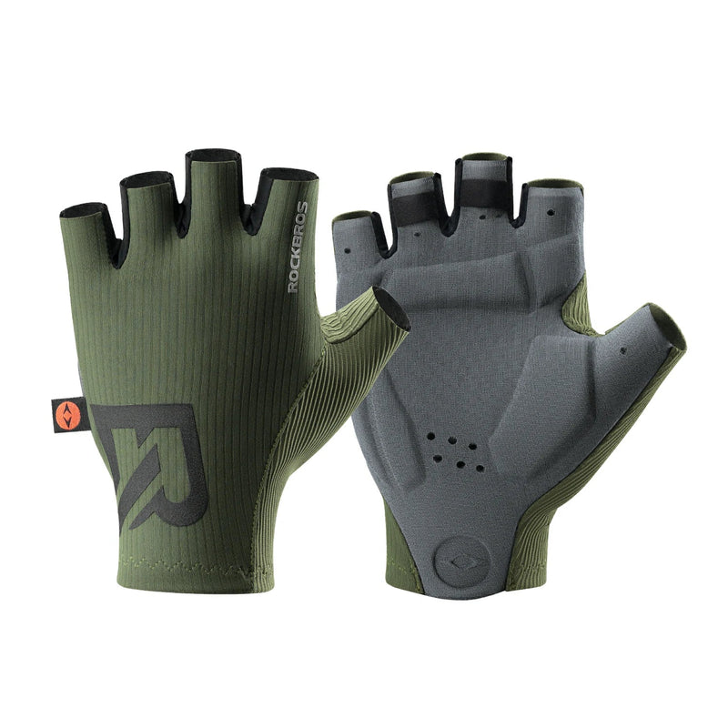Load image into Gallery viewer, ROCKBROS Elastic Interface® Half-Finger Gel Padded Cycling Gloves
