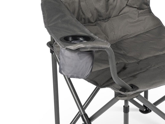 "Front Runner Dometic Duro 180 Folding Chair with cup holder and side pocket in sturdy design for outdoor use"
