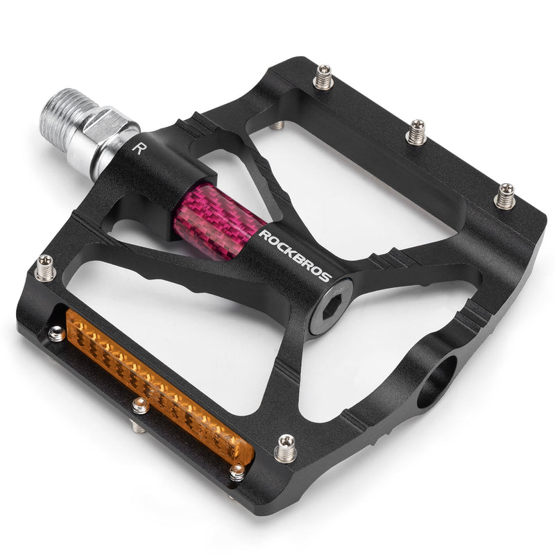 Load image into Gallery viewer, ROCKBROS Mountain Bike Pedals MTB Reflective Pedals CNC Non-Slip Lightweight Aluminum Alloy Bicycle Pedals
