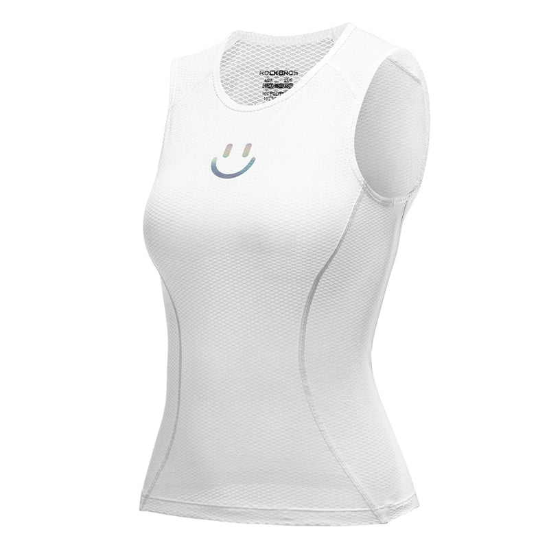 Load image into Gallery viewer, ROCKBROS Breathable Mesh Sleeveless Quick Dry Slim Cycling Base Layer for Women
