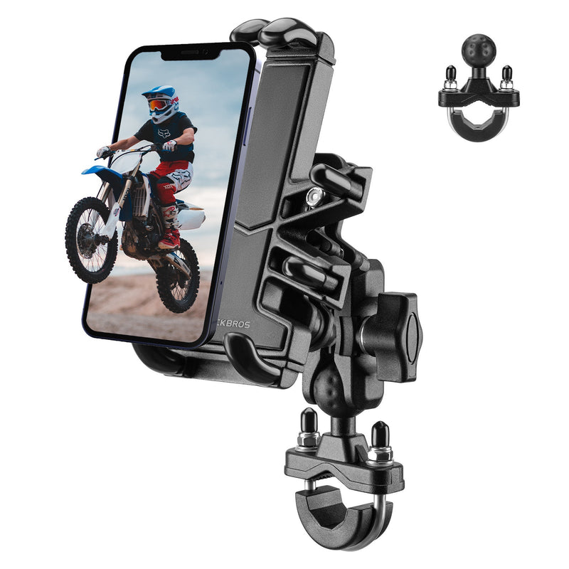 Load image into Gallery viewer, ROCKBROS Motorcycle ATV Adjustable Phone Holder with Vibration Dampener for 4.7-7.1" Phones
