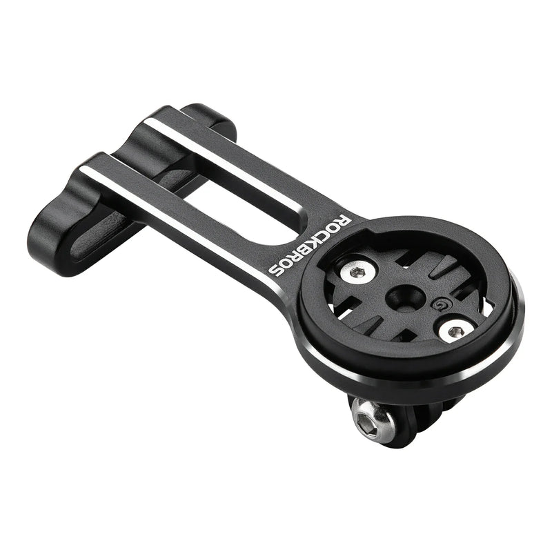 Load image into Gallery viewer, ROCKBROS Bike Computer Mount Out-Front Aluminum Integrated Bicycle Cycling Computer Mount
