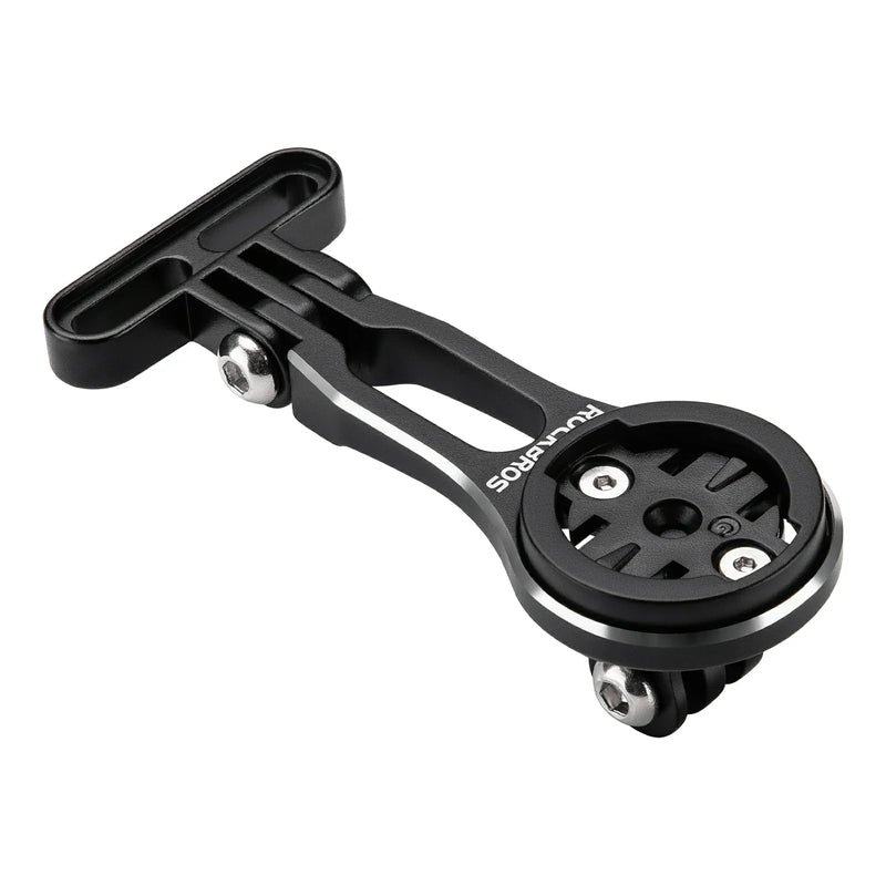 Load image into Gallery viewer, ROCKBROS Bike Computer Mount Out-Front Aluminum Integrated Bicycle Cycling Computer Mount
