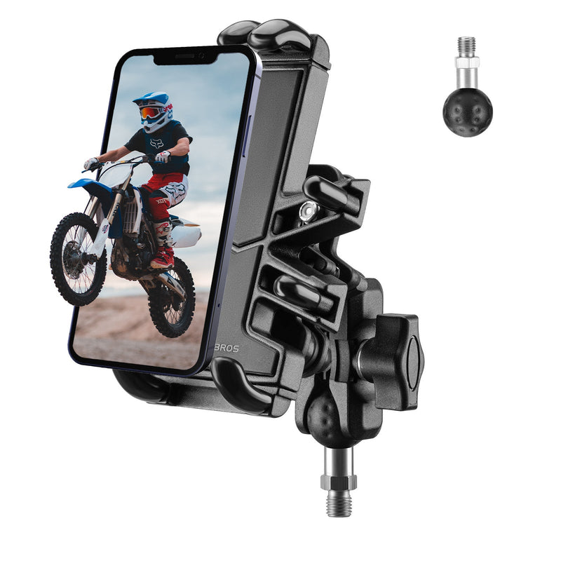 Load image into Gallery viewer, ROCKBROS Motorcycle ATV Adjustable Phone Holder with Vibration Dampener for 4.7-7.1" Phones
