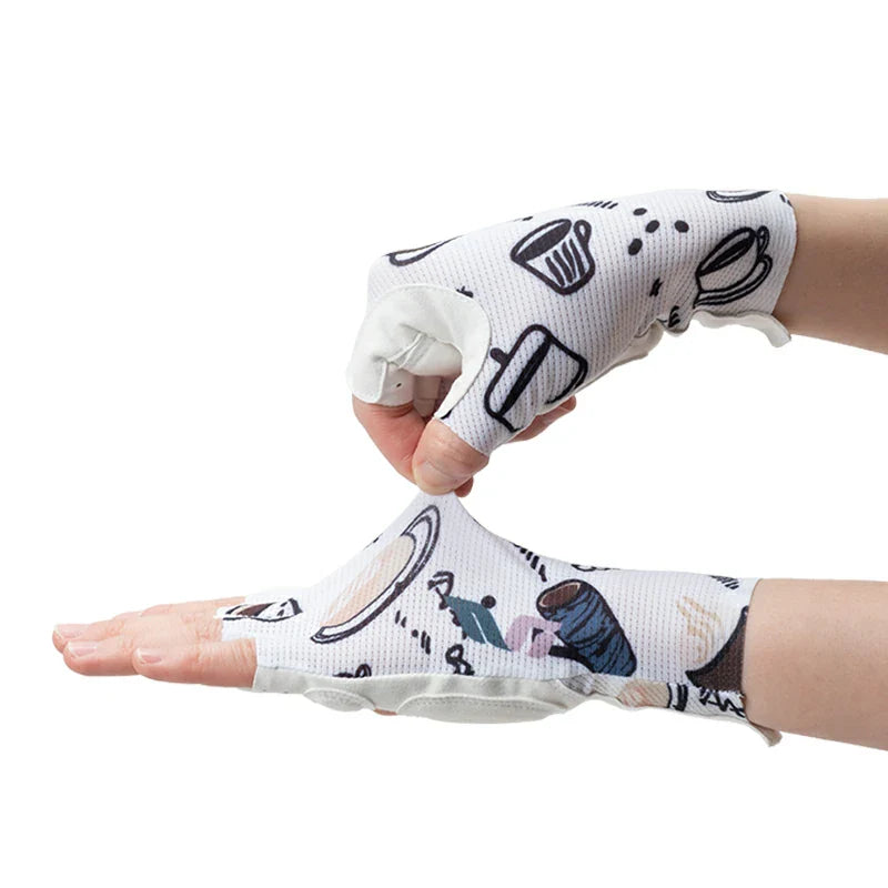 Load image into Gallery viewer, TVI ROCKBROS Women’s Half-Finger Fishing and Cycling Gloves
