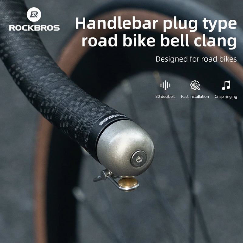 Load image into Gallery viewer, ROCKBROS Handlebar Plug-Type Road Bike Bell
