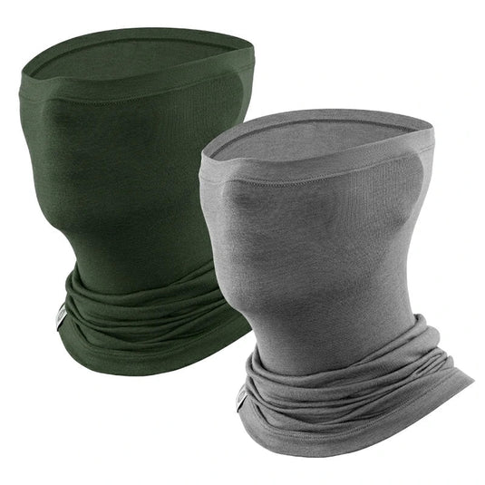 Merino Wool Thermal Neck Gaiter Face Mask for Men Women