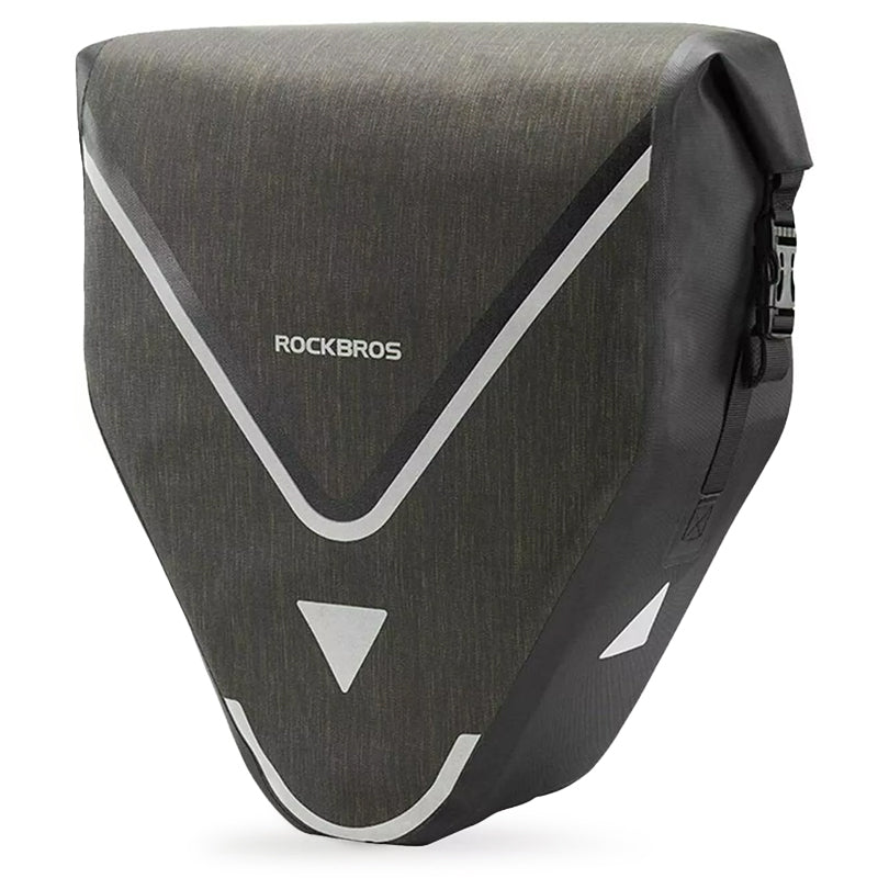 Load image into Gallery viewer, ROCKBROS 20L Triangle Waterproof Bike Rear Rack Pannier Bag for Grocery Touring Cycling
