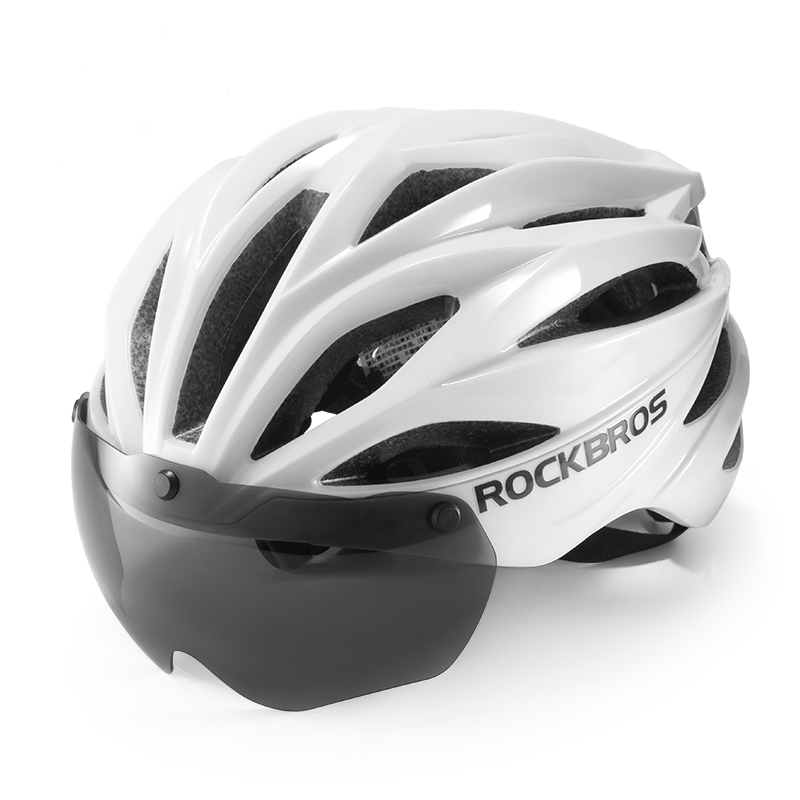 Load image into Gallery viewer, ROCKBROS Trail Helmet with Magnetic Goggles, Ionic+® Technology, and Adjustable Fit
