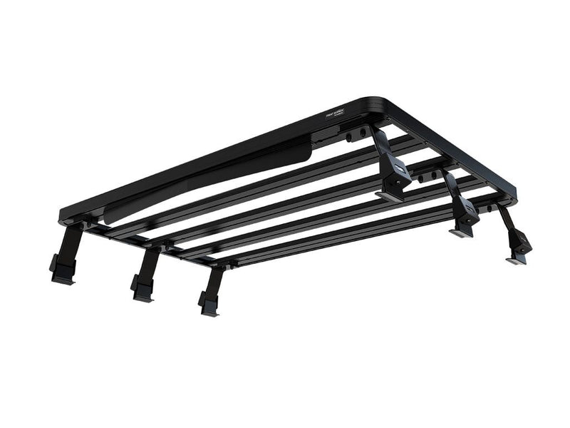 Load image into Gallery viewer, Alt text: &quot;Front Runner Ineos Grenadier Quartermaster 2023 Slimline II half roof rack kit, black, robust construction for off-road use&quot;
