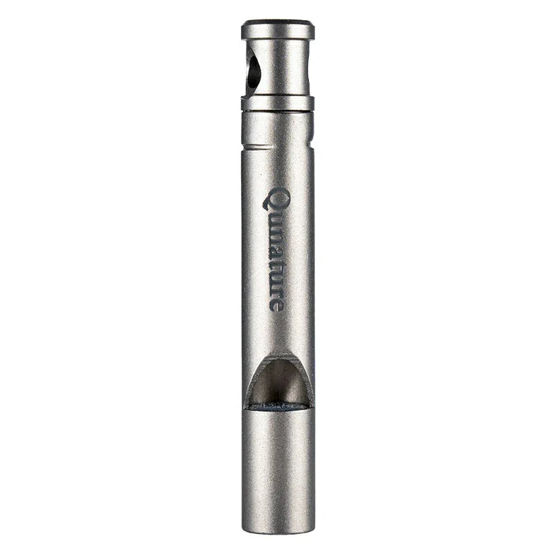 Load image into Gallery viewer, Qunature Titanium Survival Whistle 120dB Loud, Durable, Portable Outdoor Gear

