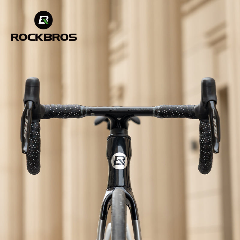 Load image into Gallery viewer, ROCKBROS Silicone PU Bicycle Handlebar Tape Soft Breathable Road Bike Tape Shock-absorption Anti-Slip Gravel Bicycle Handlebar Wrap Drop Bar Belt
