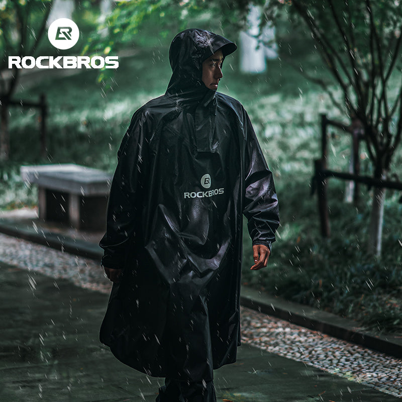Load image into Gallery viewer, ROCKBROS Motorcycle Cycling Raincoat Hiking Outdoor Poncho Waterproof Cloak
