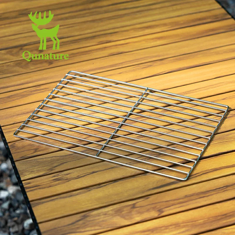 Load image into Gallery viewer, Qunature Durable Iron Chrome BBQ Grill Net with Rounded Corners for Easy Use
