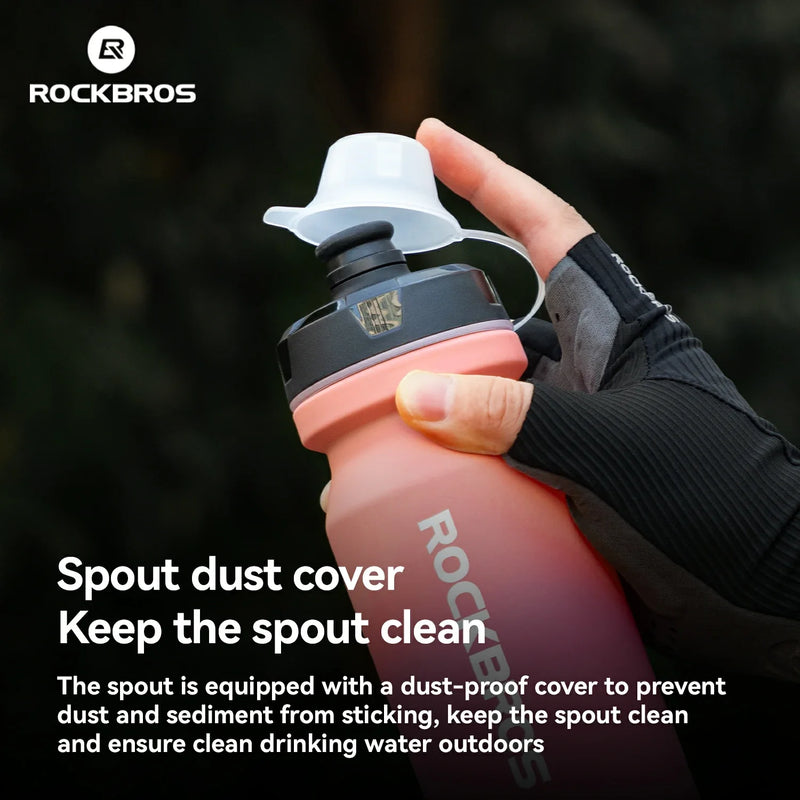 Load image into Gallery viewer, Skin-Feeling Bike Bottle with Pull-Top Lid – Lightweight Leakproof 600/750ml
