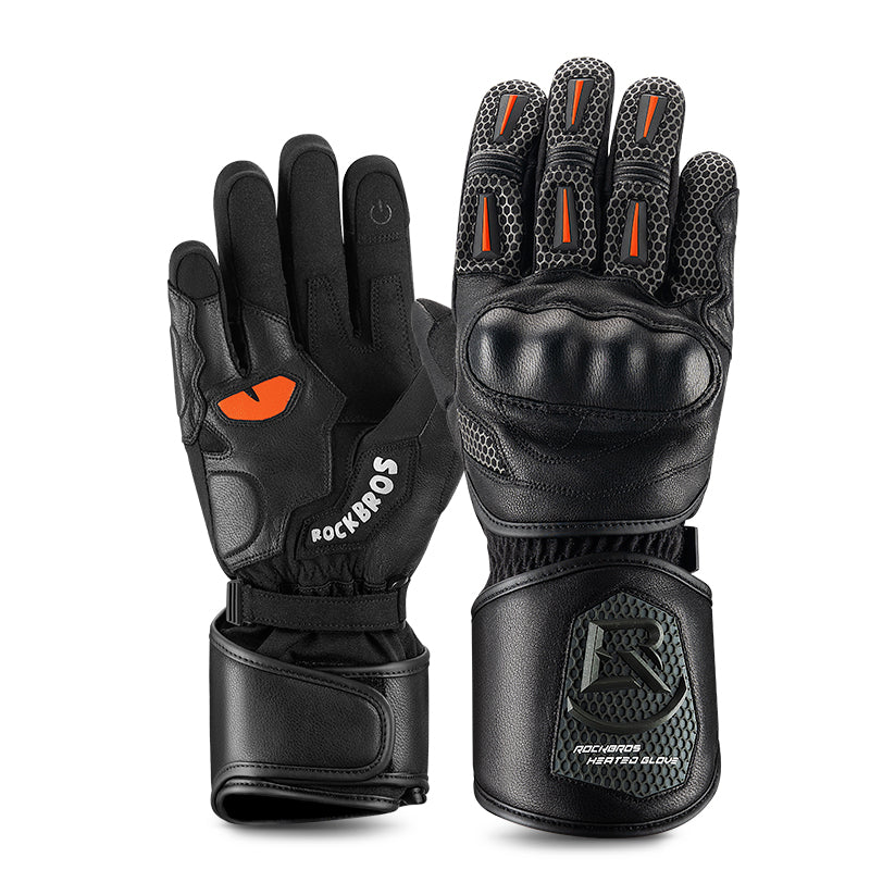 Load image into Gallery viewer, ROCKBROS Cold Weather Warm Motorcycle Winter Gloves for Men with Touchscreen
