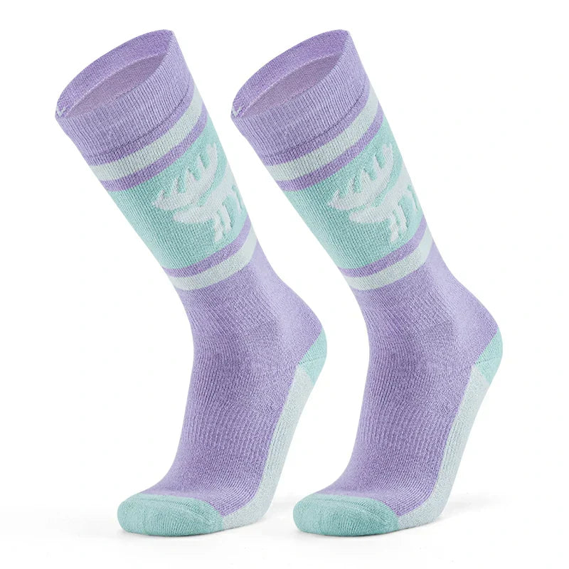 Load image into Gallery viewer, Qunature Wool Ski Socks Winter Warmth Shock Absorption for Skiing Comfort
