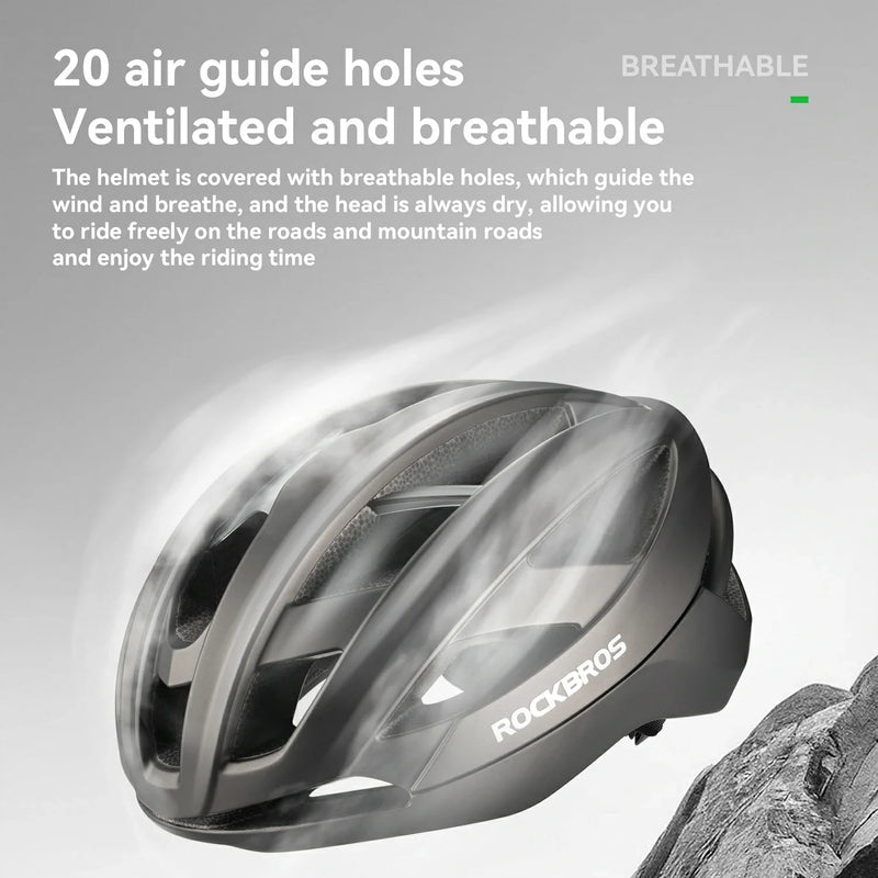 Load image into Gallery viewer, Cycling Helmet  Bionic Support  Antibacterial Liner  Adjustable Fit
