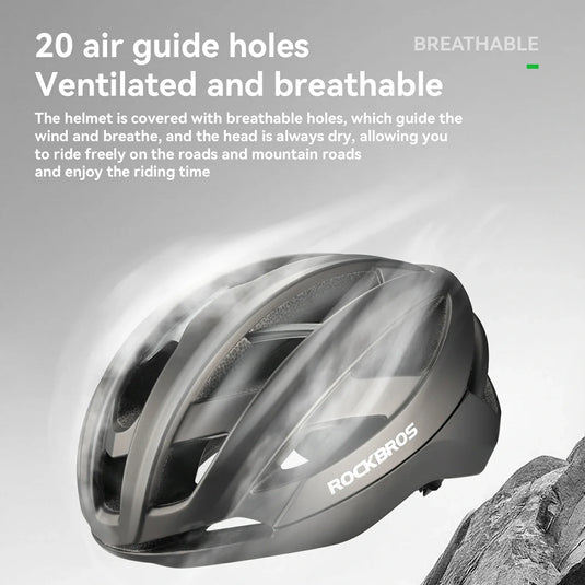 Cycling Helmet  Bionic Support  Antibacterial Liner  Adjustable Fit