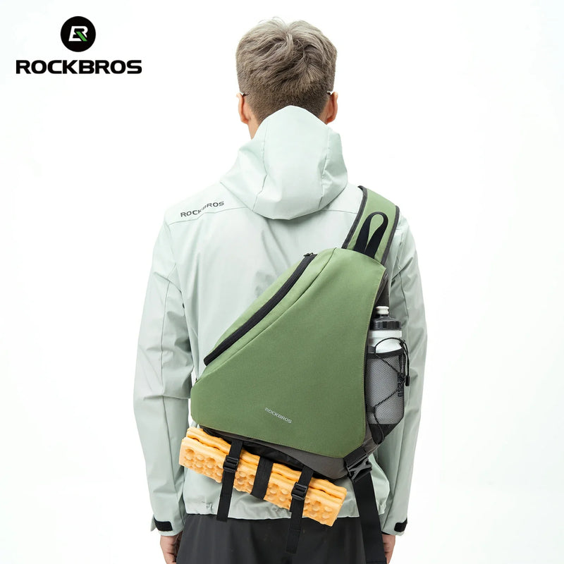 Load image into Gallery viewer, ROCKBROS 11.5L Sling Crossbody Backpack Shoulder Magnetic Buckle Travel Bag
