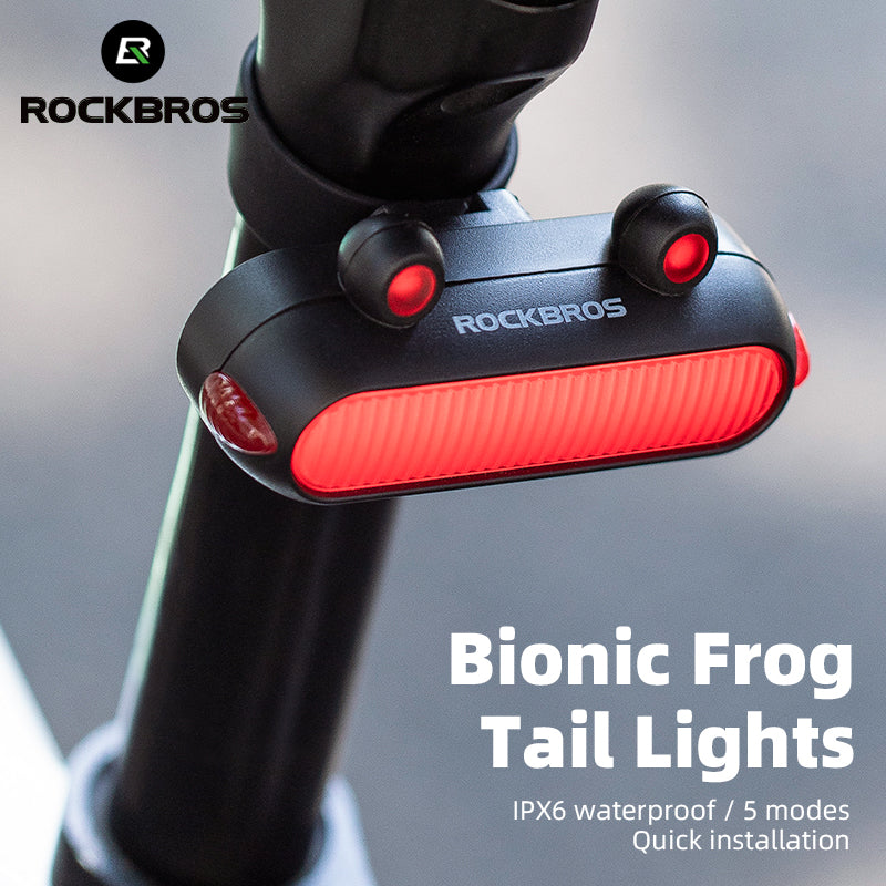 Load image into Gallery viewer, Frog Tail Light USB 6 Modes Brake Light
