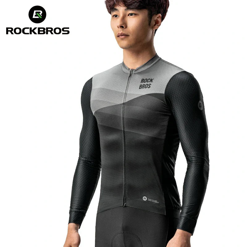 Load image into Gallery viewer, ROCKBROS Men's Cycling Long-Sleeve Jersey
