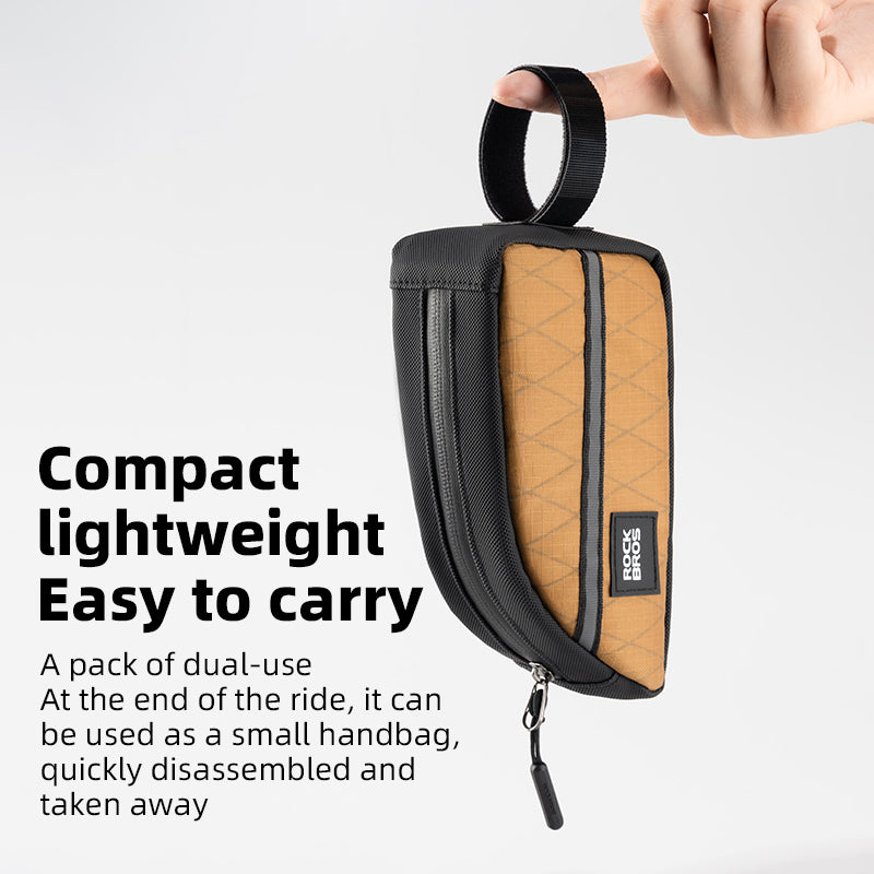 Load image into Gallery viewer, ROCKBROS Bicycle Top Tube Bag Bike Front Frame Bag Waterproof Nylon Pouch Pack 0.9L
