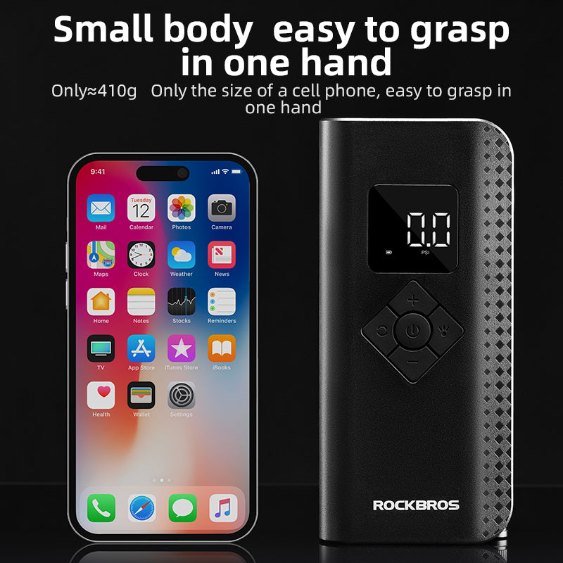 Load image into Gallery viewer, ROCKBROS A13 Mini Electric Air Bike Tire Pump 150PSl 2000mAh
