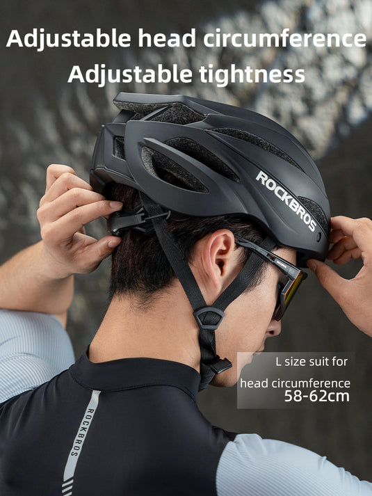 ROCKBROS Trail Helmet with Magnetic Goggles, Ionic+® Technology, and Adjustable Fit